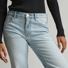 The Low-Rise Shortie Jean | Fog