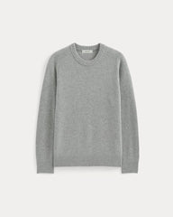 Midweight Cashmere Crew | Heathered Grey