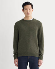 The Cashmere Crew | Heathered Army Green