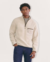 The Teddy Quarter-Zip Fleece | Heathered Oat