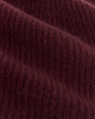 The Cashmere Ribbed Beanie | Wine