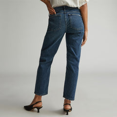 The Low-Rise Shortie Jean | Dark Ink