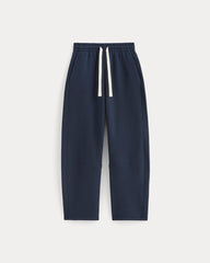 Luxe Fleece Barrel Sweatpant | Navy
