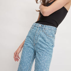 The Rigid Way-High® Jean | Light Painterly Strokes | 27.5" Inseam