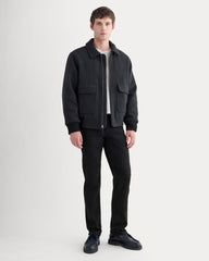 ReWool Flight Jacket | Heather Charcoal