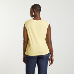The Air Muscle Tank | Pastel Yellow