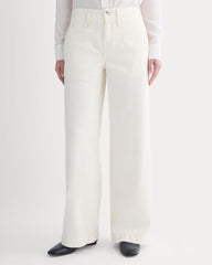 The Mid-Rise Trouser Jean | Ecru