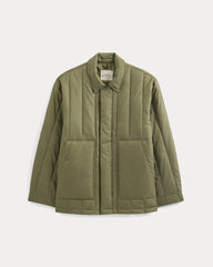 ReNew Vertical-Quilted Jacket | Lichen Green