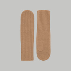 The Cashmere Mittens | Light Camel