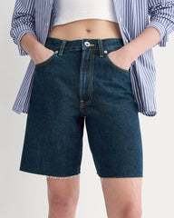 The OG Baggy Jean Short | Dark Indigo