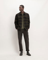 The ReWool® Oversized Shirt Jacket | Black / Olive