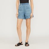The Denim Utility Short | Shallow Water