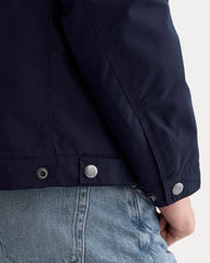 The Filled Harrington Jacket | Deep Navy