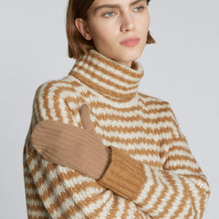 The Cashmere Mittens | Light Camel