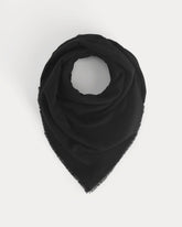 The Cashmere Feather Scarf | Black