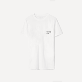 The 100% SF Cotton Box-Cut Tee | White / Black