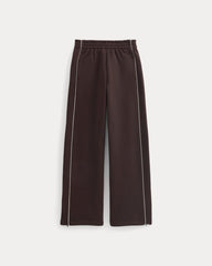 Luxe Fleece Track Pant | Dark Chocolate