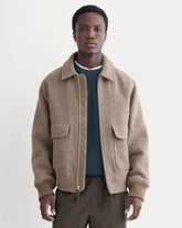 ReWool Flight Jacket | Heather Taupe