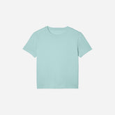 The Box-Cut Tee in Essential Cotton | Ice Blue | No Pocket