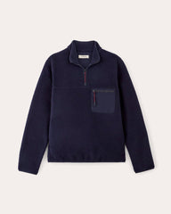 The Teddy Quarter-Zip Fleece | Navy