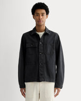 The Denim Utility Jacket | Black