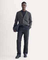 The Classic Cardigan in Everyday Cotton | Heathered Soot