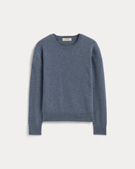 The Classic Crew in Cashmere | Denim Blue