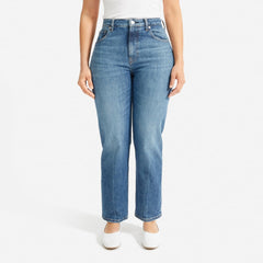 The Super-Straight Jean | Medium Blue Wash | Ankle
