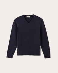 The Cashmere V-Neck Sweater | Navy