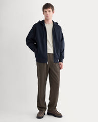 Luxe Fleece Full-Zip Hoodie | Deep Navy