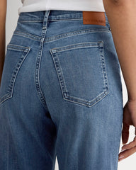 The High-Key Stovepipe Jean | Mid Indigo