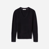 The Cashmere V-Neck | Black