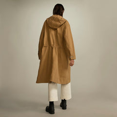 The Canvas Organic Cotton Parka | Cappuccino