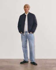 The Quilted Bomber | Navy