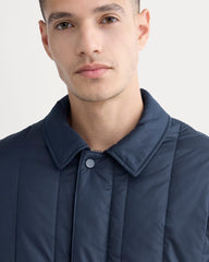 ReNew Vertical-Quilted Jacket | Navy