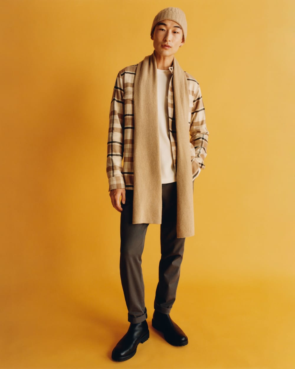 The Cashmere Scarf | Light Camel