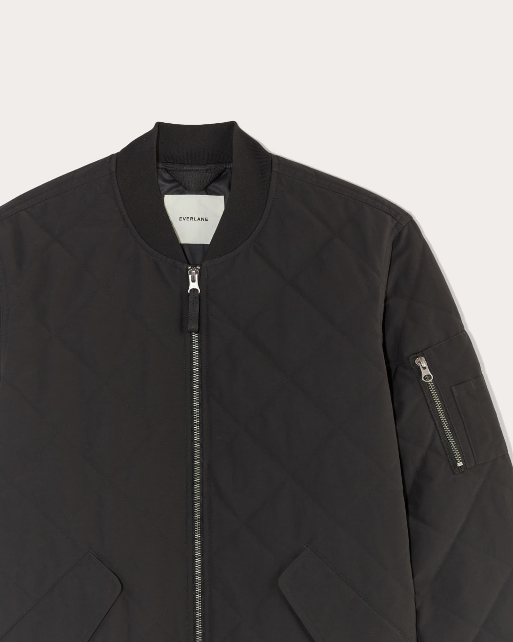 The Quilted Bomber | Black