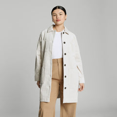 The Corduroy Long Shirt Jacket | Sandstone