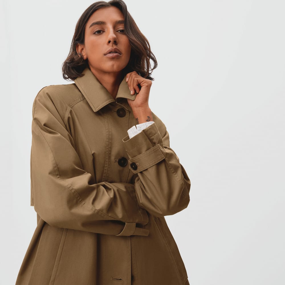 The Long Mac Coat | Toasted Coconut