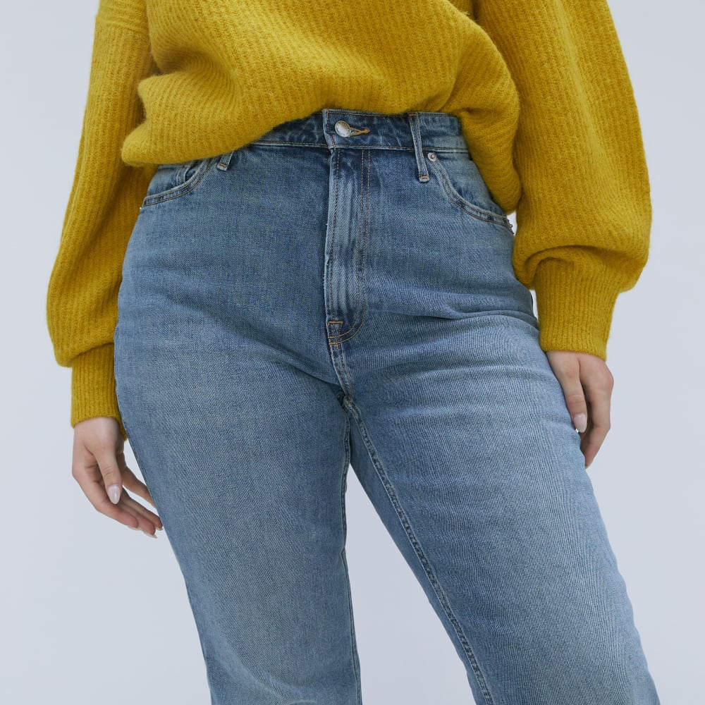 The Cheeky Hourglass Jean | Worn-In Mid Blue | 26.5" Inseam