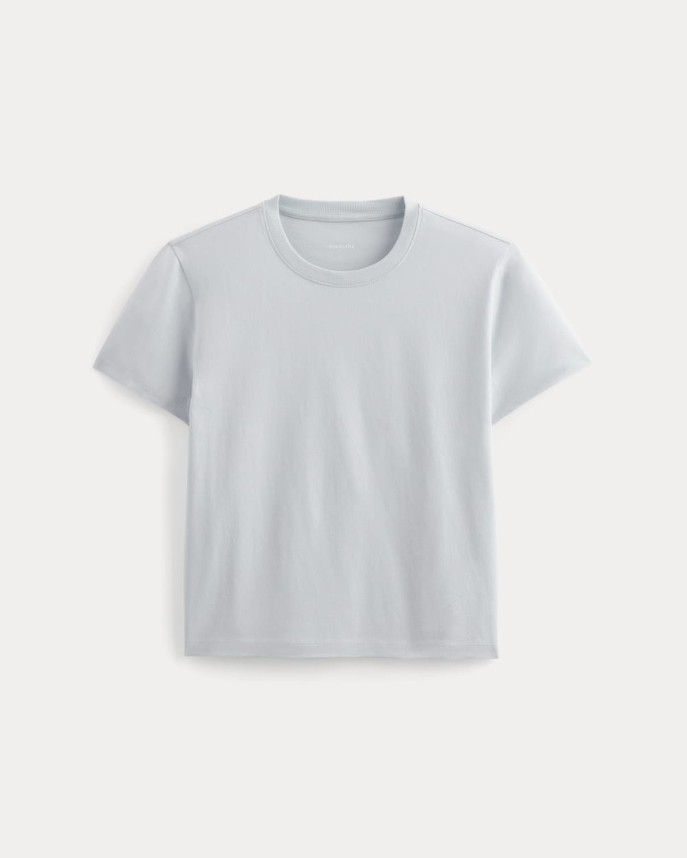 The Box-Cut Tee in Essential Cotton | Air Blue | No Pocket