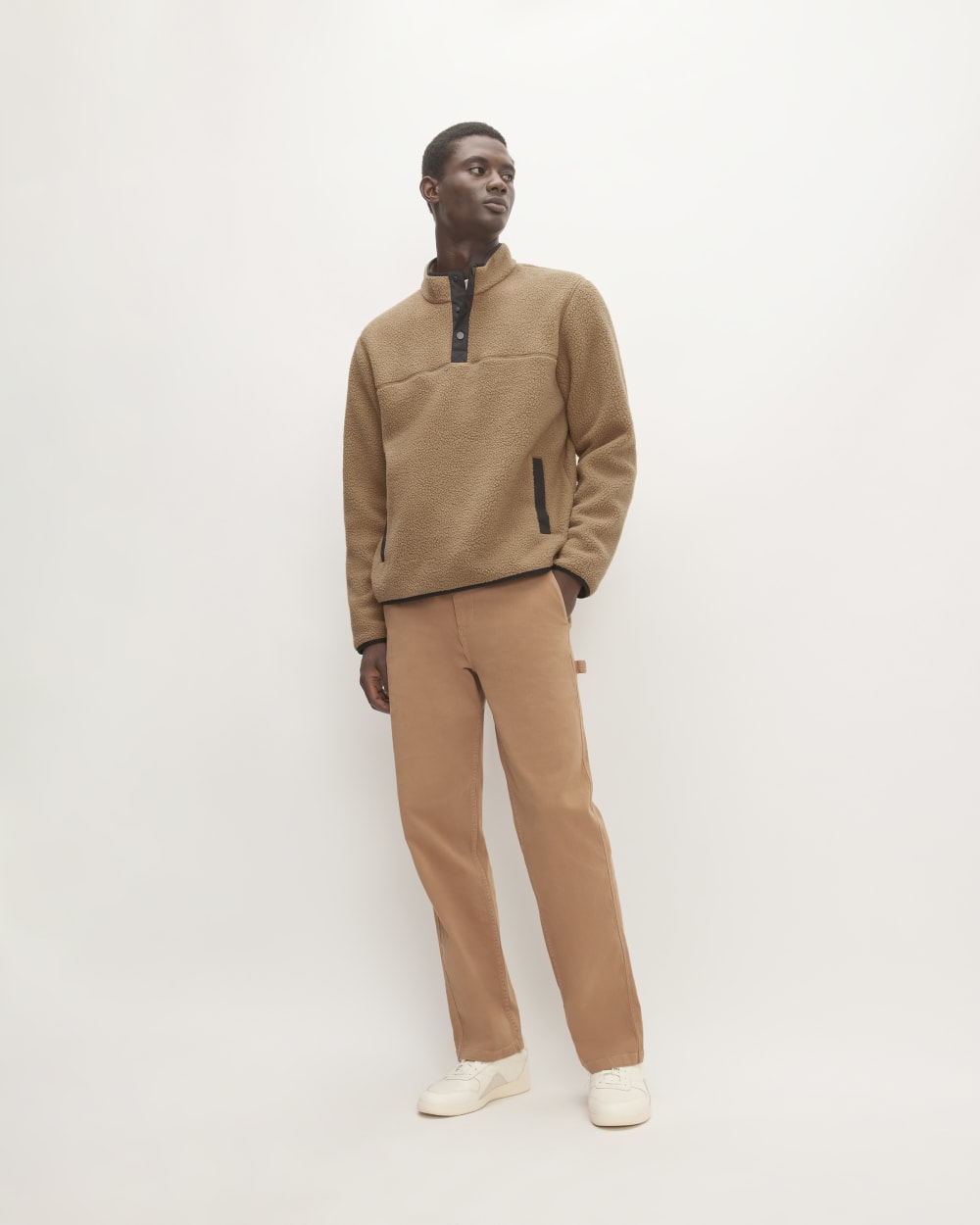 The ReNew Fleece Pullover | Tiger's Eye