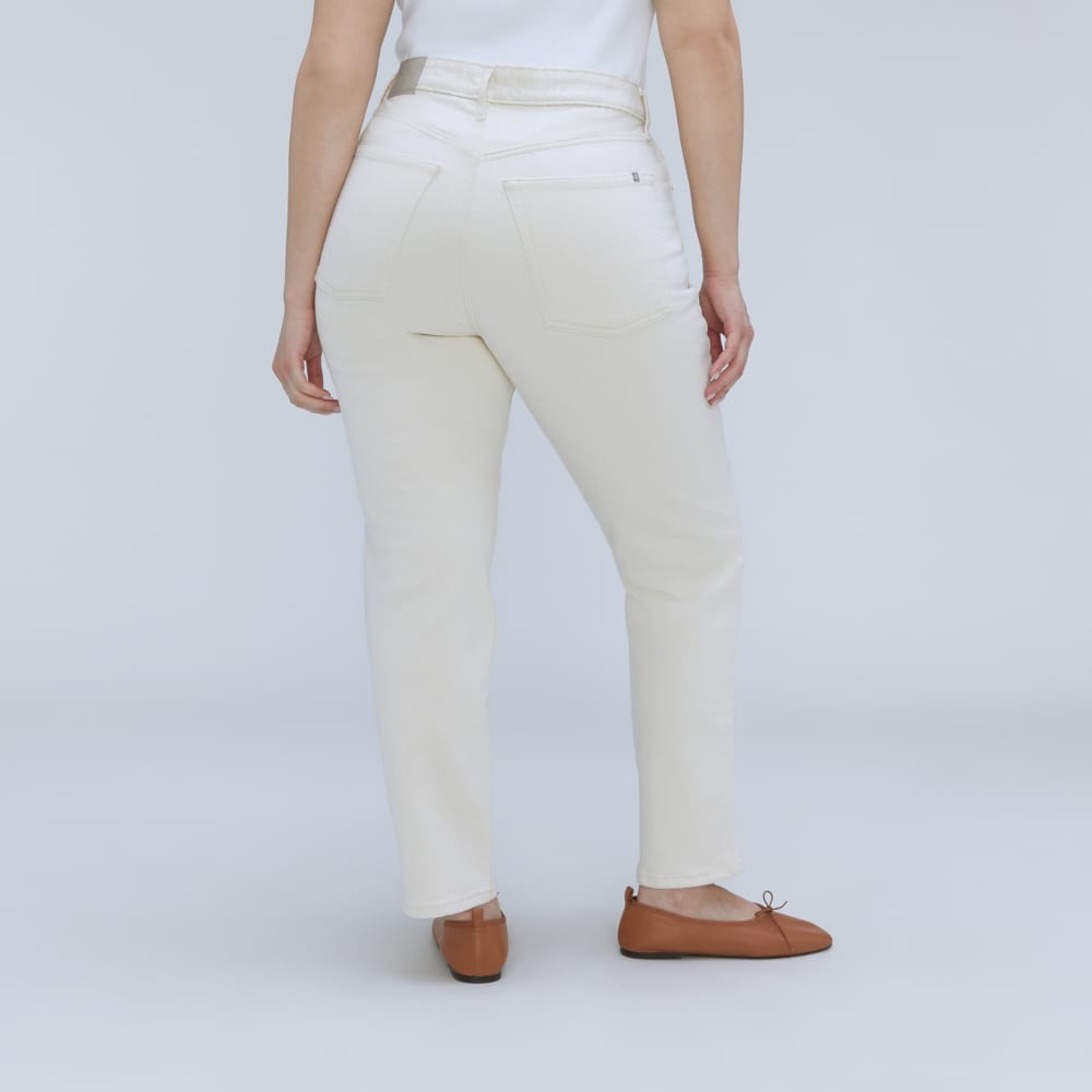 The Cheeky Hourglass Jean | Ecru | 26.5" Inseam