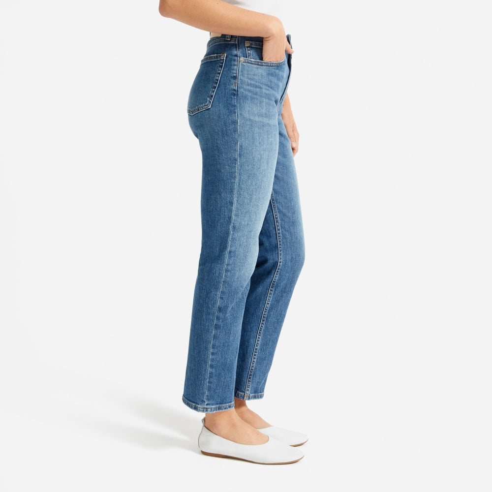 The Super-Straight Jean | Medium Blue Wash | Regular