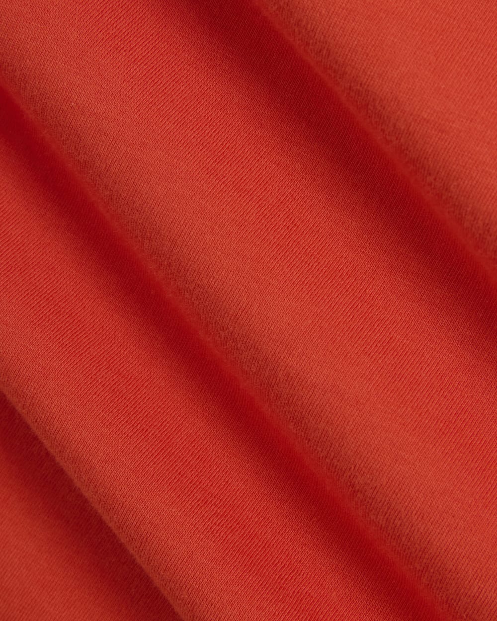 The Box-Cut Tee in Essential Cotton | Poppy Red | No Pocket