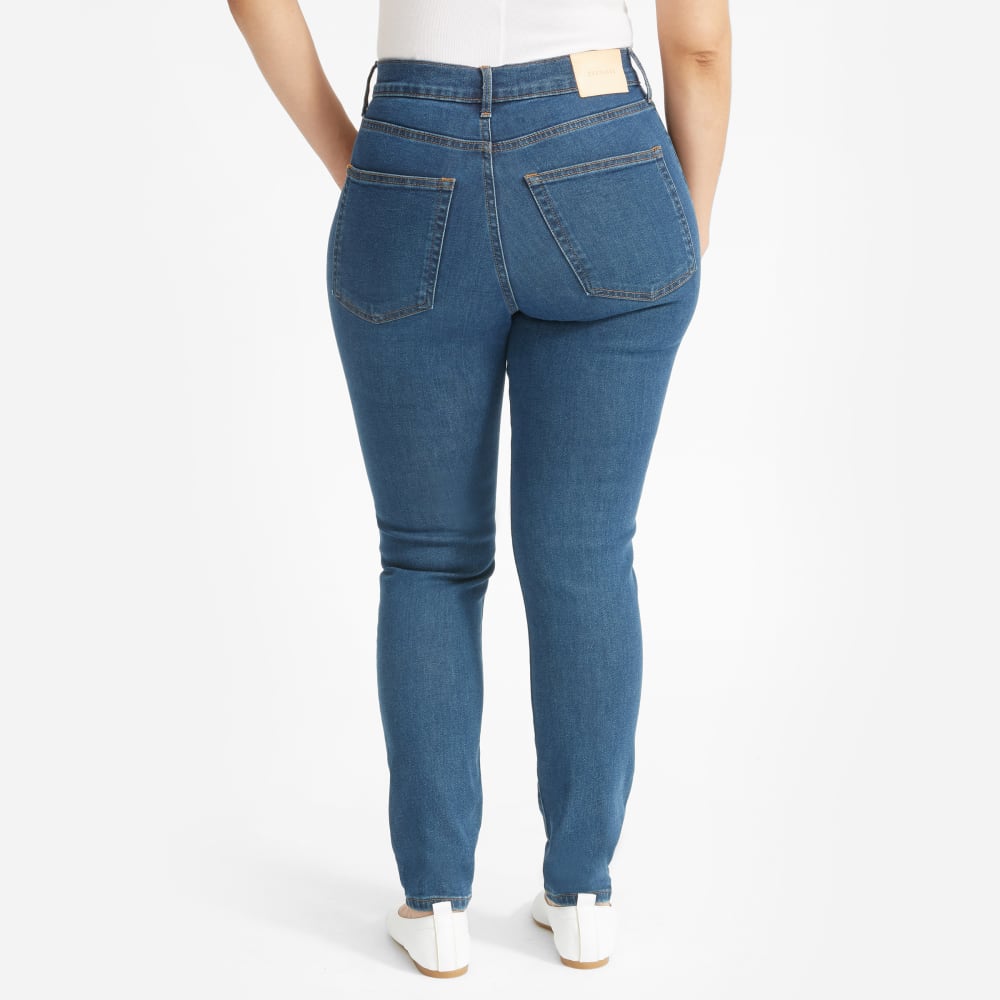 The Authentic Stretch High-Rise Skinny | Mid Blue | 28.5" Inseam