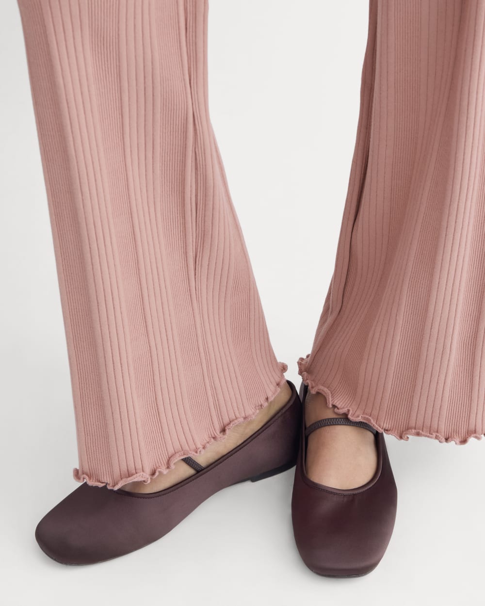 Lounge Rib Pant | Ash Rose