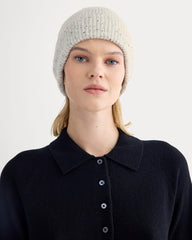 The Cashmere Ribbed Beanie | Frost Donegal
