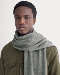 The Cashmere Scarf | Heather Charcoal