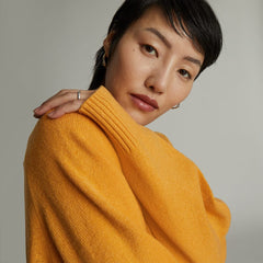 The Cashmere Boxy Crew | Kumquat